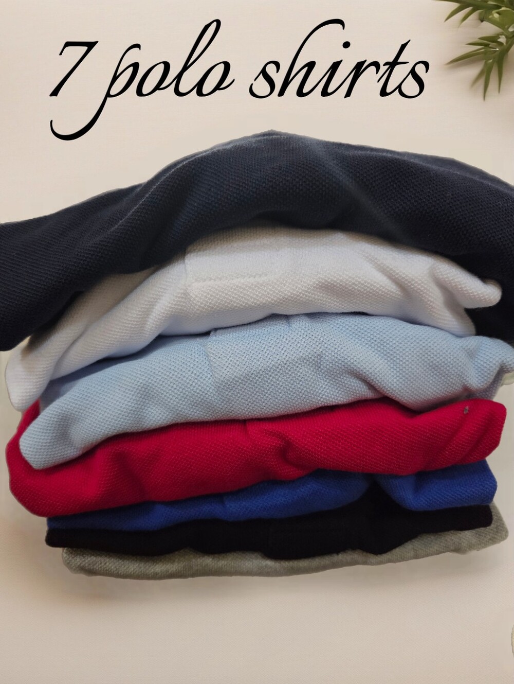 The Place Boys lot of 7 pique polo shirts Boys XXL 16